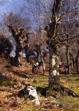 Paisaje de hojas reunidas Hugh Bolton Jones Pinturas al óleo